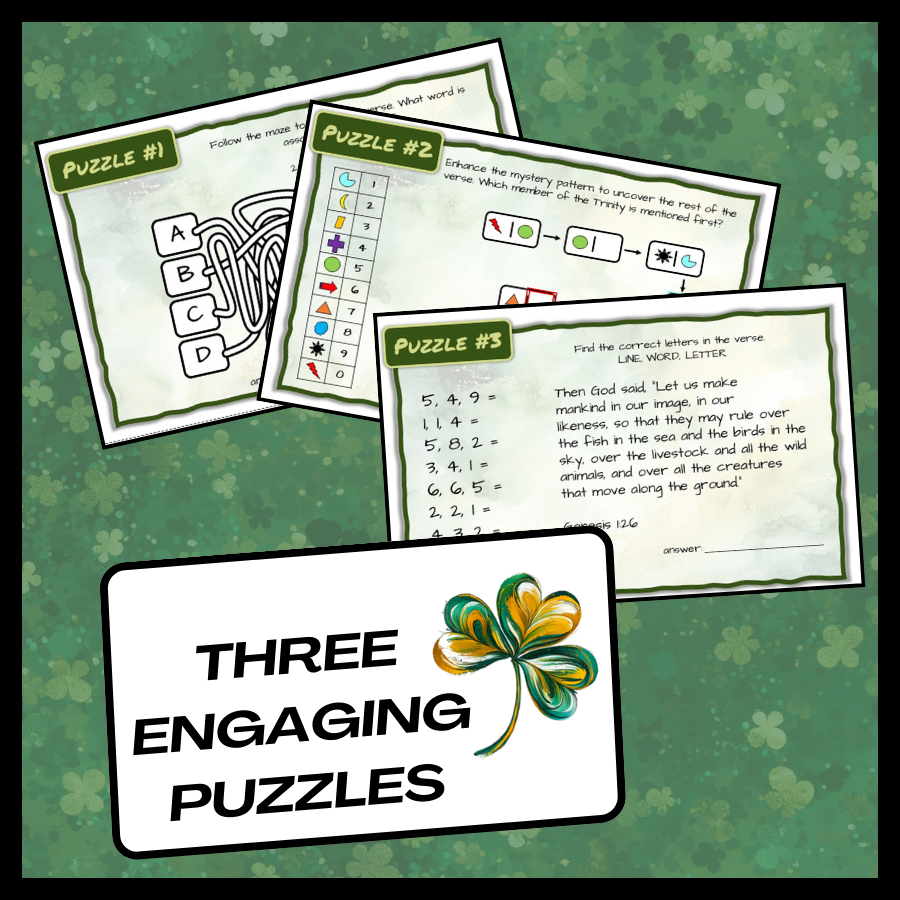 The Sacred Shamrock – A St. Patrick’s Day Bible Escape Adventure