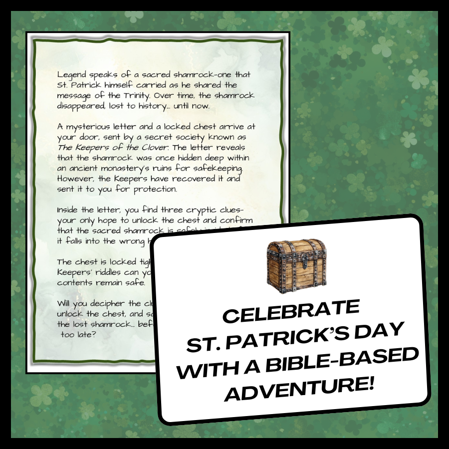 The Sacred Shamrock – A St. Patrick’s Day Bible Escape Adventure