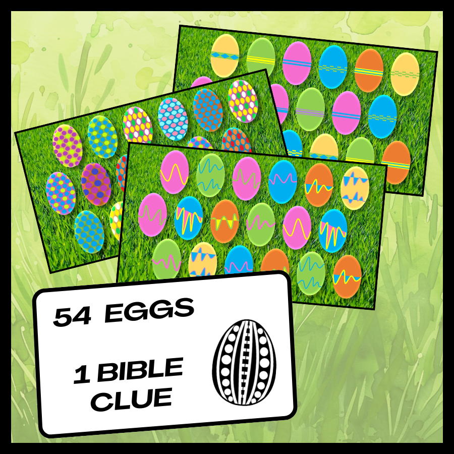 Unmatching Egg Hunt: An Easter Bible Challenge
