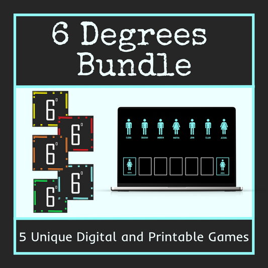 Six Degrees Game Bundle: Connect the Biblical Individuals