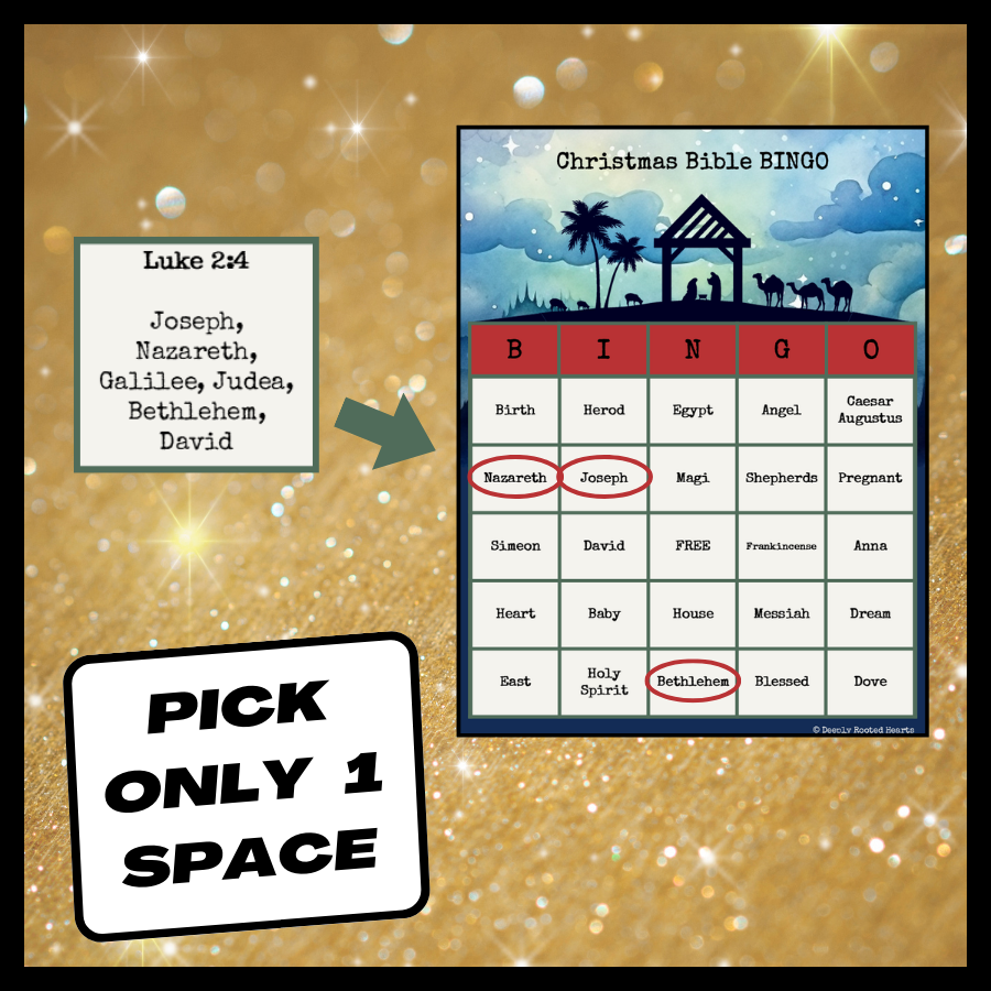 Christmas BINGO: Tradition with a Twist | Printable Bible Study Game