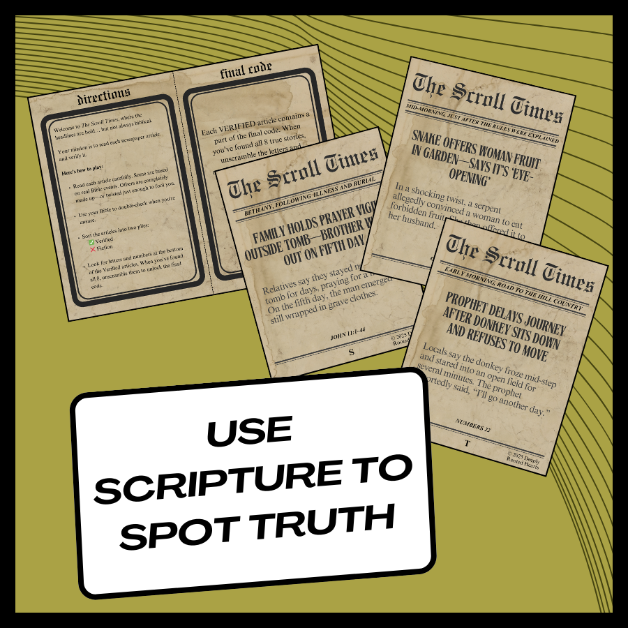 Can You Verify That: A Bible-Based Fact-Checking Game with a Twist!