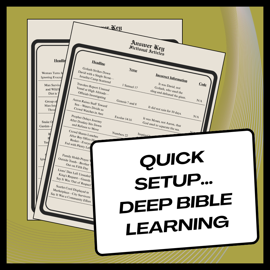 Can You Verify That: A Bible-Based Fact-Checking Game with a Twist!