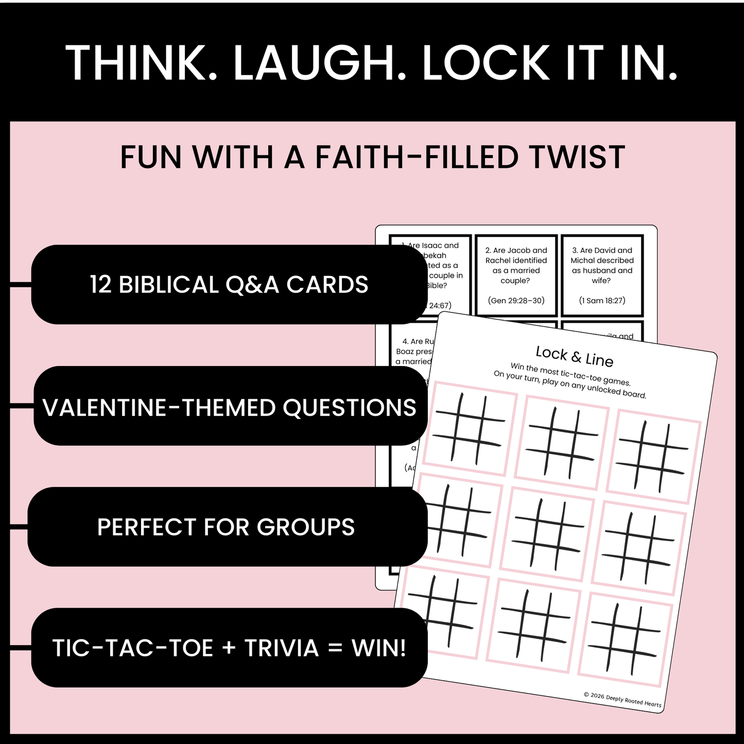 Lock and Line: Valentine’s Day Ultimate Tic-Tac-Toe Bible Game