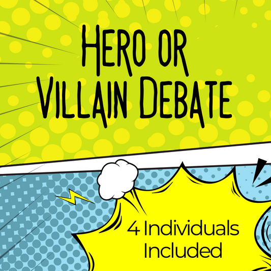 Bible Hero or Villain Debate Bundle | Four Thought-Provoking Discussions