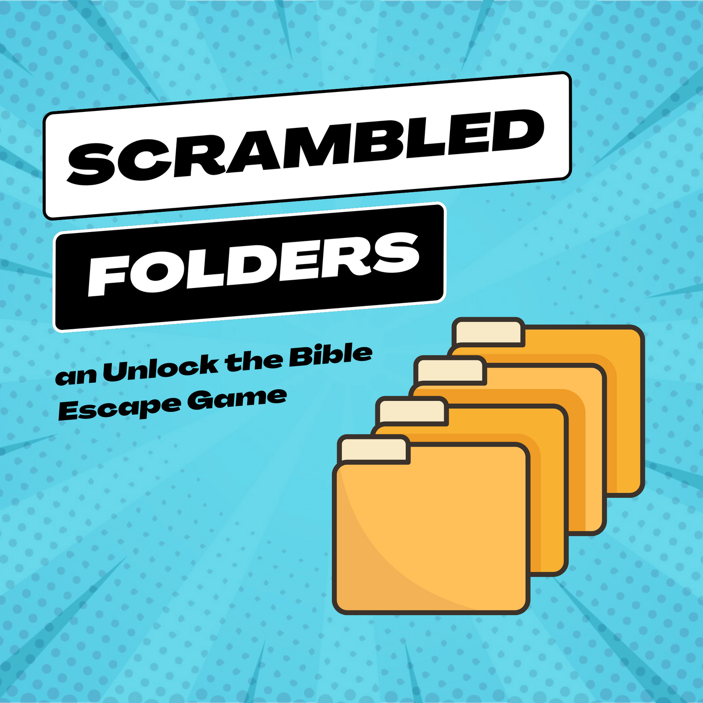 Unlock the Bible Escape Game: Scrambled Folders