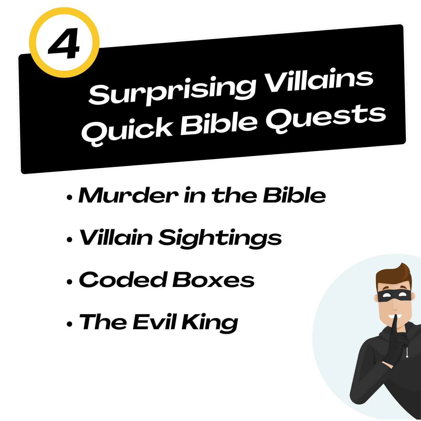 Quick Bible Quest: Villains Bundle