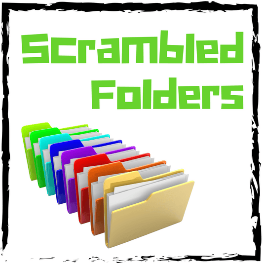 Unlock the Bible Escape Game: Scrambled Folders